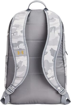 Рюкзак Under Armour Halftime унісекс білий з золотом, міський спортивний, водостійкий
