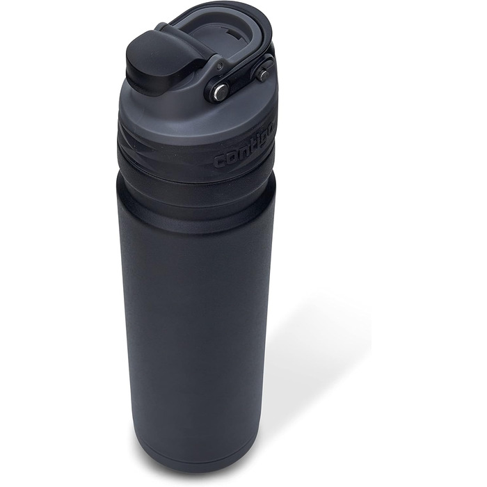 Термос пляшка Contigo Free Flow з нержавіючої сталі, 700 мл, ізольована, 100% герметична, BPA-free, зберігає холод до 29 годин, для спорту та активного відпочинку