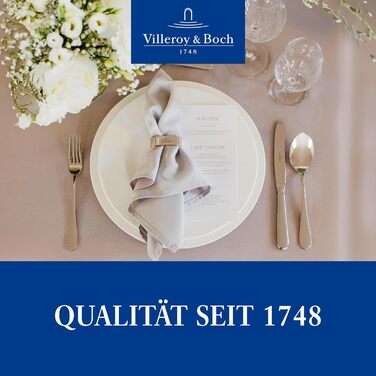 Столовий набір Villeroy & Boch Oscar 24 предмети з нержавіючої сталі для 6 осіб, придатний для миття в посудомийній машині