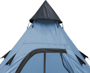 Намет your GEAR Lido Tipi для 3-4 осіб, кемпінговий з підлогою, захистом від комах, висока стеля, пірамідальний, UV 50+, водостійкість 5000 мм, для фестивалів