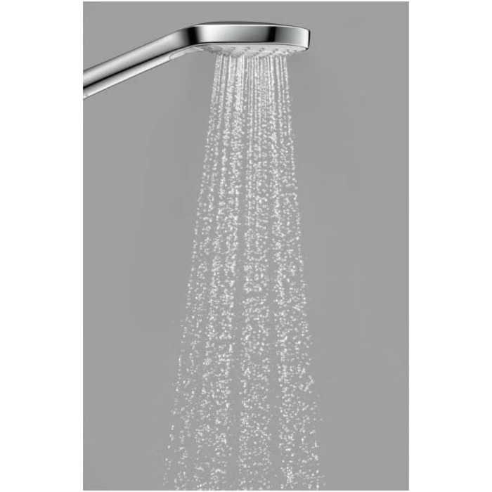 Душова лійка hansgrohe Croma Select S, 3 режими, 110 мм, антивапняна, біла/хром, 9 л/хв, водозбереження
