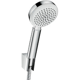 Душова лійка hansgrohe Crometta 100 з тримачем, біла/хром