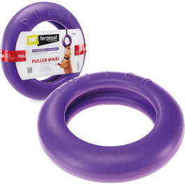 Іграшка для собак Ferplast Puller Maxi – тренувальне кільце для великих собак, міцний нетоксичний матеріал, плаваюче, для апортирування, бігу, стрибків та жування