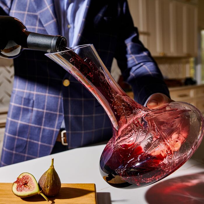 Декантер для вина Bella Vino, скло, 1200 мл, прозорий, 1800 мл
