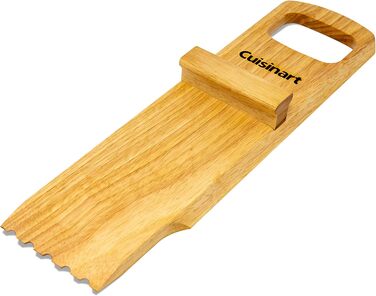 Щітка для чищення гриля Cuisinart CCB-100 з трьома рядами щетини, дерев'яний скребок, аксесуар для BBQ