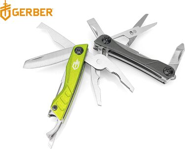 Мультитул Gerber Dime 12 в 1, кишеньковий, чорний, 1014030 (зелений, EU)