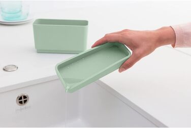Органайзер для миття посуду Brabantia, пластик, темно-сірий, універсальний розмір (Jade Green)