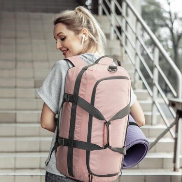 Спортивна сумка G4Free 45 л з відділенням для взуття і вологих речей, для жінок і чоловіків, тренувальна, дорожня, для школи, спорту, фітнесу та подорожей