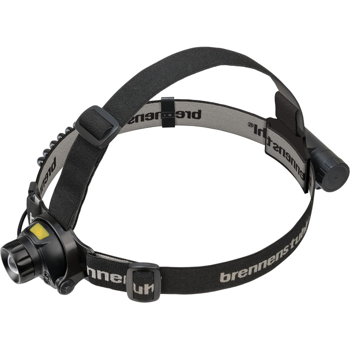 Ліхтар-налобний Brennenstuhl LuxPremium LED з акумулятором, сенсором та USB, 400 лм, OSRAM, червоне світло, IP44, до 50 годин роботи