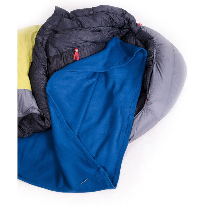 Спальний мішок Warmpeace Polartec Micro прямокутний, 210 см, унісекс, темно-синій
