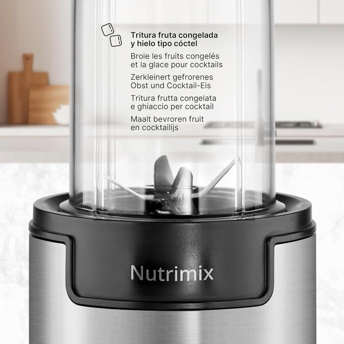 Блендер Ufesa Nutrimix 900Вт, універсальний екстрактор поживних речовин і вітамінів, нержавіючі леза, для смузі та коктейлів, подрібнення льоду, 6-в-1 набір