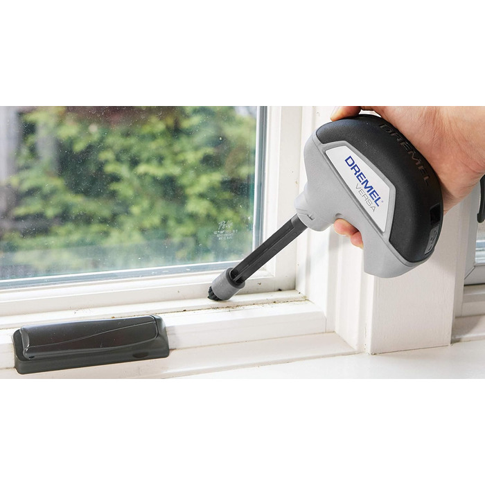 Dremel Versa PC10 багатофункціональний бездротовий роторний очищувач, набір для чищення з 9 насадками, щіткою та захистом від бризок для швидкого та легкого прибирання