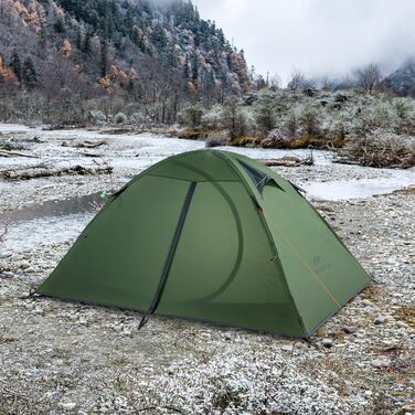 Naturehike ультралегкий намет для 1-2 осіб, водонепроникний та вітростійкий купольний намет для кемпінгу, трекінгу та подорожей