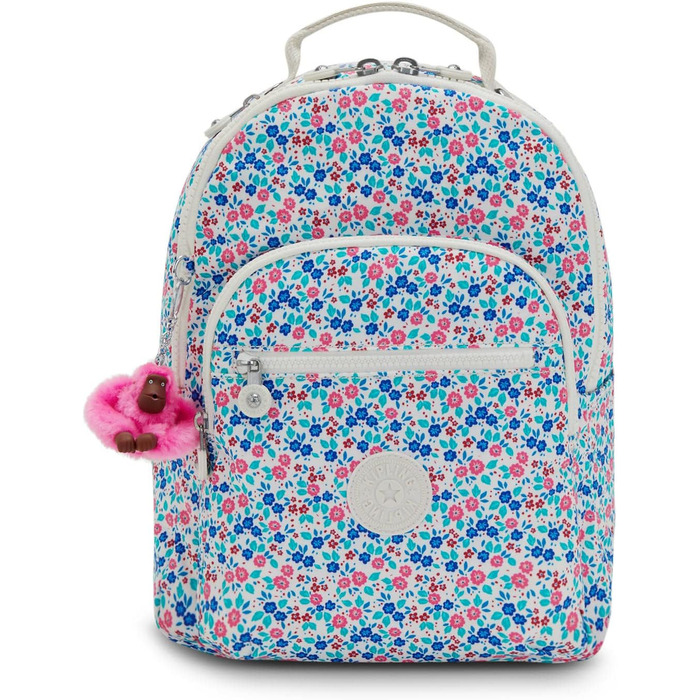 Рюкзак Kipling Seoul S малий з відділенням для ноутбука, мікроквіти