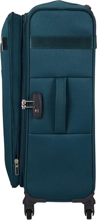 Валіза Samsonite Citybeat Spinner S (синя, Petrol Blue), валіза Samsonite Citybeat Spinner M EXP (66 см, 67/73 л, розширювана)