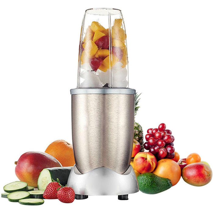 Комплект аксесуарів для Nutribullet: 2 чаші 940 мл (32 OZ) з кришками Flip Top, сумісні з блендерами 600W/900W, прозорі запасні стакани для соковижималки