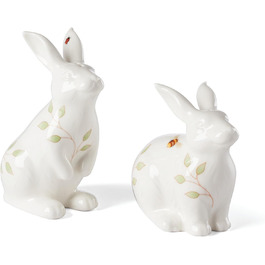 Набір солонка і перечниця Lenox Butterfly Meadow Bunny, порцеляна, різнокольоровий