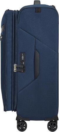 Валіза Samsonite Litebeam Spinner L, розширювана, 77 см, 103/111 л, темно-синя
