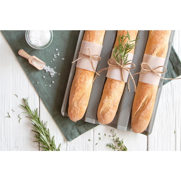Деко для випічки Staedter Baguette на 3 багети, 37x24 см