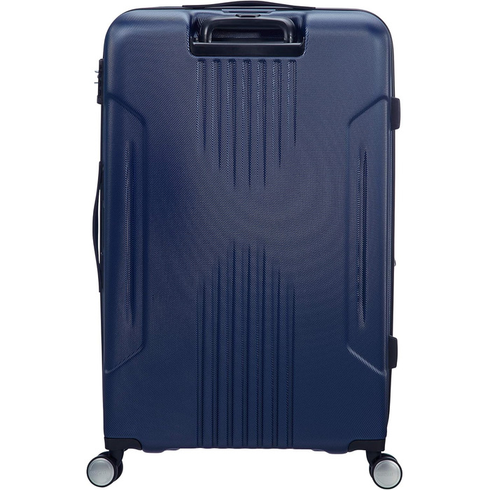 Велика розширювана валіза American Tourister Tracklite Spinner 120 л, темно-синя, 78 см