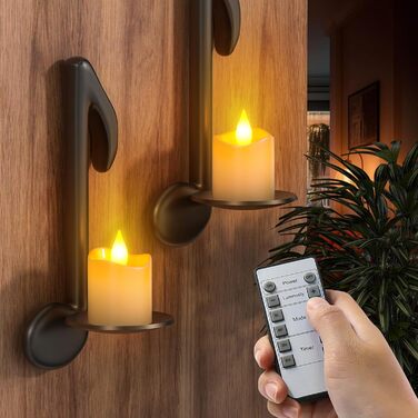 Набір акумуляторних LED чайних свічок SoulBay з зарядною станцією та таймером, електричні мерехтливі свічки з пультом для декору кімнати, вітальні, Хелловіну та Різдва