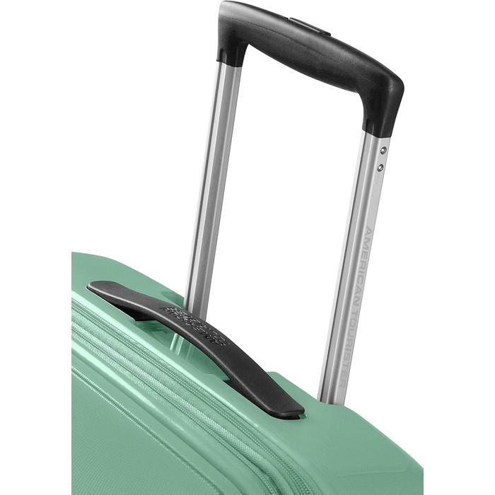 Валіза American Tourister Sunside Spinner 55 см, 35 л, чорна, розширювана, поліпропіленова, на колесах, для подорожей