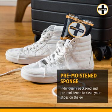 Губка для миття кросівок SneakERASERS, ефективний очищувач для білих кросівок