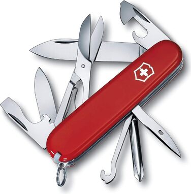 Ніж Victorinox Super Tinker, швейцарський армійський мультитул 14 в 1: лезо, відкривачка, викрутка