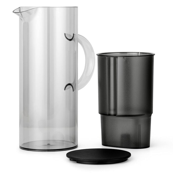 Фільтр-глечик Stelton EM77, 2 л, сумісний з Brita, пластиковий, для очищення води, зменшує хлор та накип, сучасний дизайн, тонований