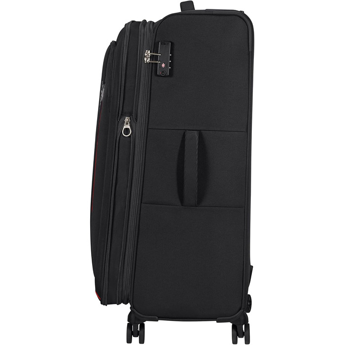 Валіза American Tourister Hyperspeed розширювана, 80 см, 109/116 л, бірюзова (Deep Teal) або чорна (Jet Black), Spinner L
