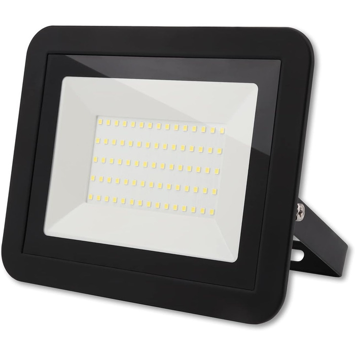LED прожектор 50W для вулиці та приміщень, 6000K холодне світло, 4500 лм, IP65, зовнішній світильник для саду, гаража, спортмайданчика, комплект 4 шт.
