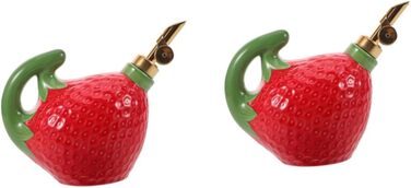 Керамічний диспенсер для олії Amosfun Strawberry Decor (набір з 2 шт. )