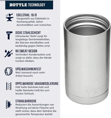 Термос YETI Rambler з кришкою HotShot, 354 мл, нержавіюча сталь