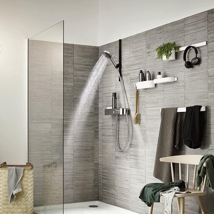 Душова лійка hansgrohe Pulsify Select S, 9 л/хв, EcoSmart, 3 режими, антикальк, хром, 105 мм
