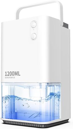Електричний осушувач повітря EasyAcc 1200 мл – тихий портативний міні-девайс проти вологи з автоматикою та нічним світлом для офісу, спальні, ванної кімнати