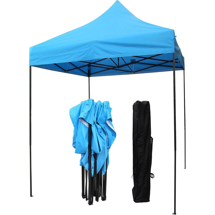 Садовий павільйон All Seasons Gazebos 2x2 м, міцний, повністю водонепроникний, світло-блакитний