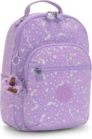 Рюкзак Kipling Seoul S з відсіком для ноутбука, малий, Galaxy Metallic
