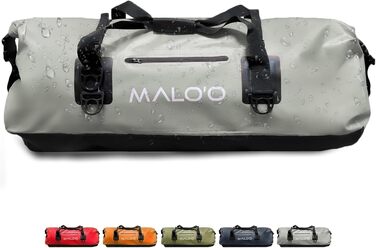 Водонепроникна сумка Malo'o Rolltop Duffel 40/60/100 л для спорту, кемпінгу, риболовлі, каякінгу, плавання, пляжу, з внутрішніми і зовнішніми кишенями