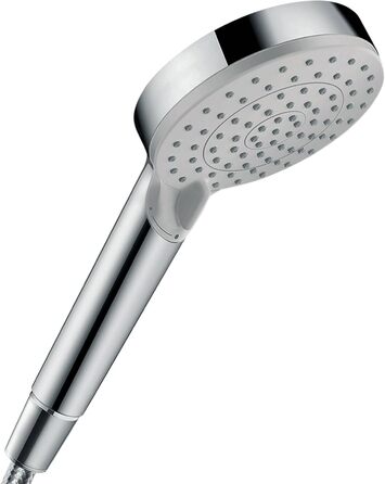 Hansgrohe Vernis Blend – ручний душ з круглою насадкою 100 мм, антикальцієва система, 2 режими струменя, хромований, водозбереження