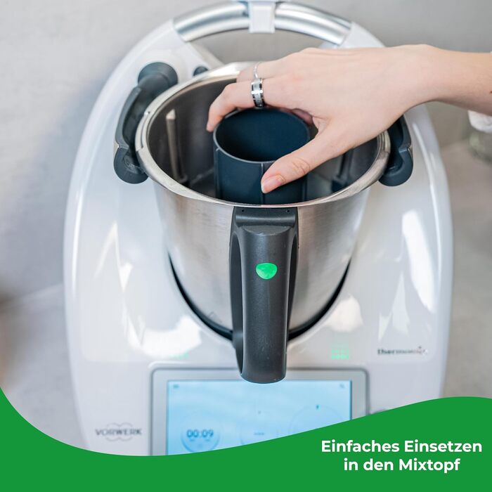 Miximizer® Насадка для подрібнення для Thermomix TM7, TM6, TM5 • Ефективне подрібнення, змішування та нарізка продуктів • Вироблено в Німеччині