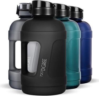 Фітнес-пляшка для води 720°DGREE uberBottle Jug 2300 мл з ручкою, BPA Free, герметична – велика спортивна пляшка для тренувань, спортзалу, фітнесу
