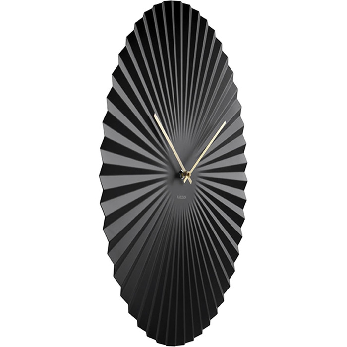 Годинник Karlsson Flip Clock XL настільний та настінний, дерево, 17,5x37x9 см, чорна сталь