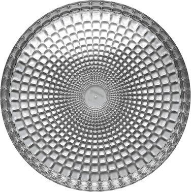 Круглий піднос Guzzini Tiffany, смола, сірий