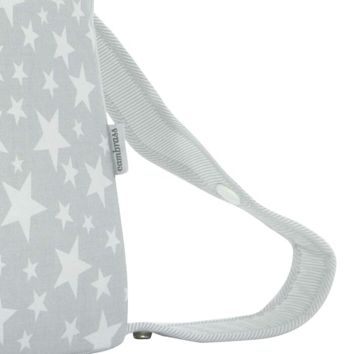 Дорожня сумка для пелюшок Cambrass Star сіра, 17x39x32 см