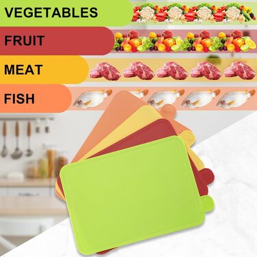 Обробна дошка Hunnycook з підставкою, набір 4 шт.