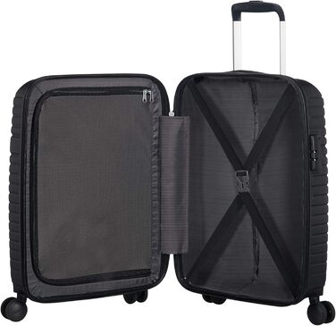 Валіза American Tourister Aero Racer Spinner 68, розширювана, 75.5 л, 3.6 кг, чорна
