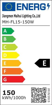 LED прожектор для вулиці 150Вт, 15000Лм, холодне світло 6000K, IP65, водонепроникний, для саду, тераси, гаража, майстерні, спортмайданчика