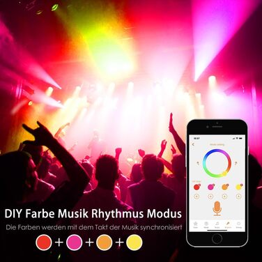 iLC RGB LED прожектор 80 Вт, 16 млн кольорів, таймер, тепле біле світло 2700K, IP66, для вулиці та приміщень, 2 шт.