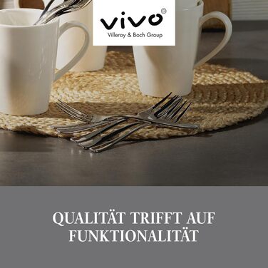 Набір столових приборів vivo by Villeroy & Boch Voice Basic, 30 предметів, нержавіюча сталь, для 6 осіб, можна мити в посудомийній машині