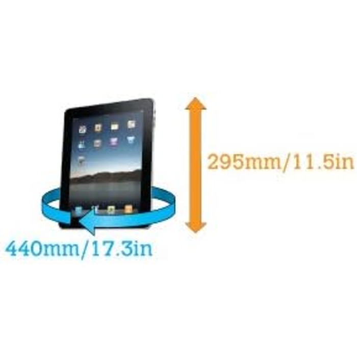 Водонепроникний чохол для iPad/планшета, прозорий/сірий, великий розмір